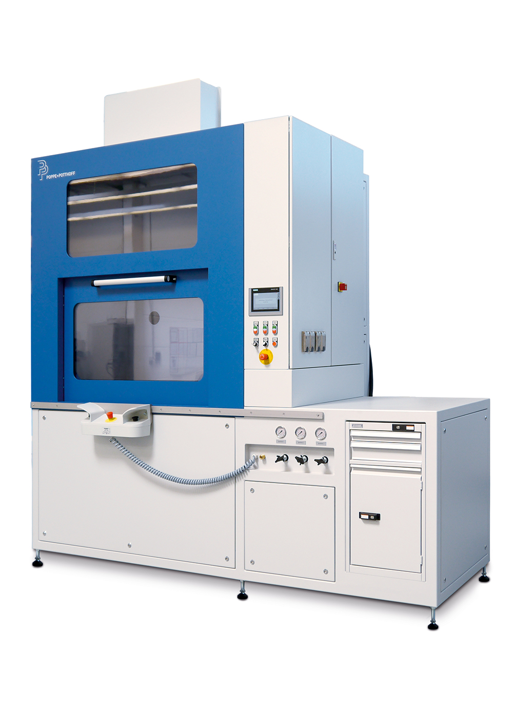 Autofrettage machine to increase fatigue strength of metal components